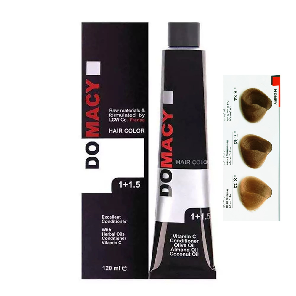 رنگ مو دوماسی سری عسلی