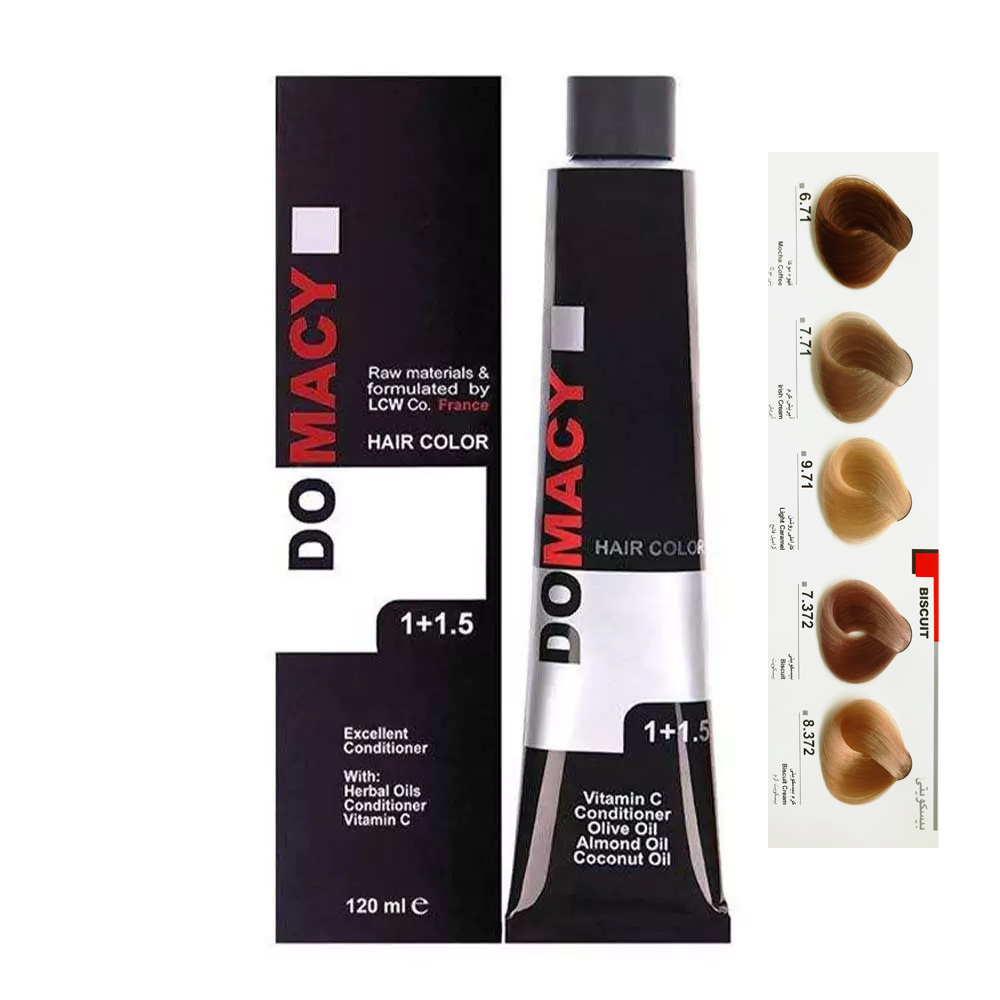 رنگ مو دوماسی سری بیسکویتی