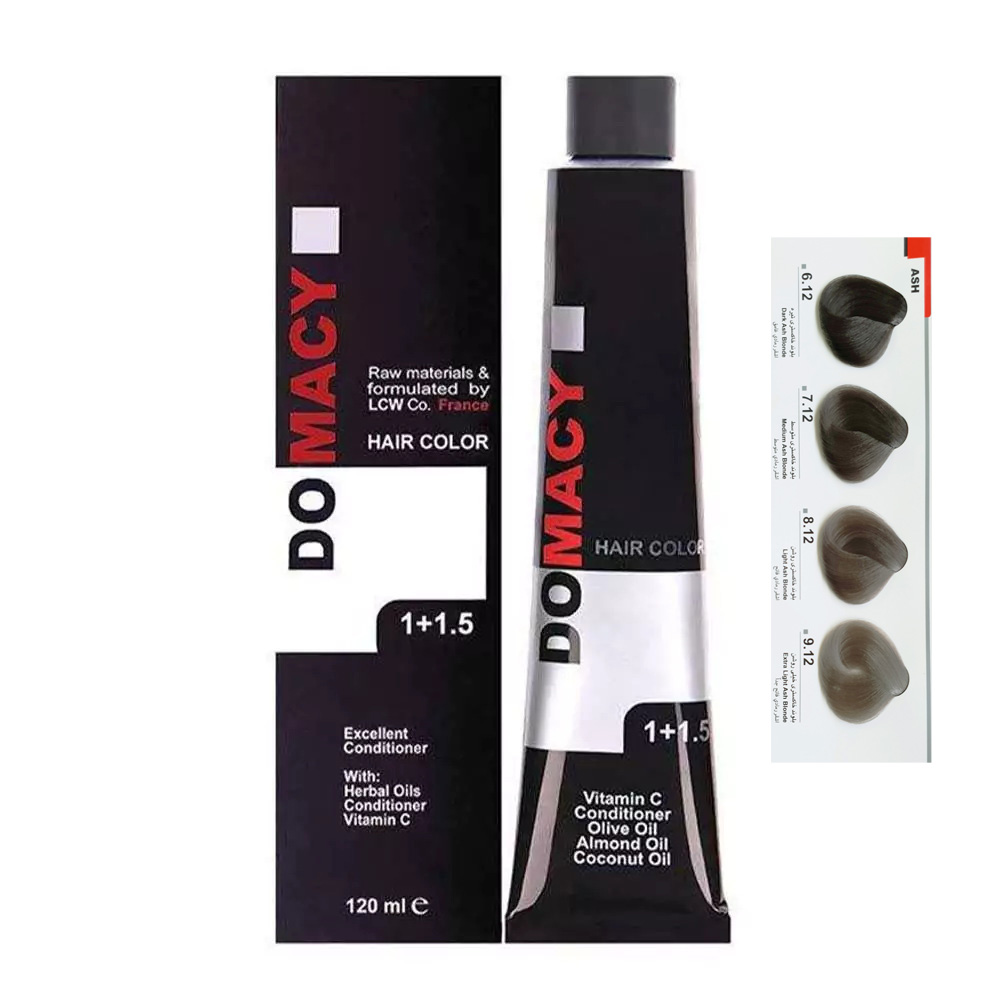 رنگ مو دوماسی سری خاکستری