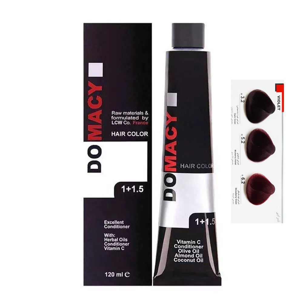 رنگ مو دوماسی سری شرابی