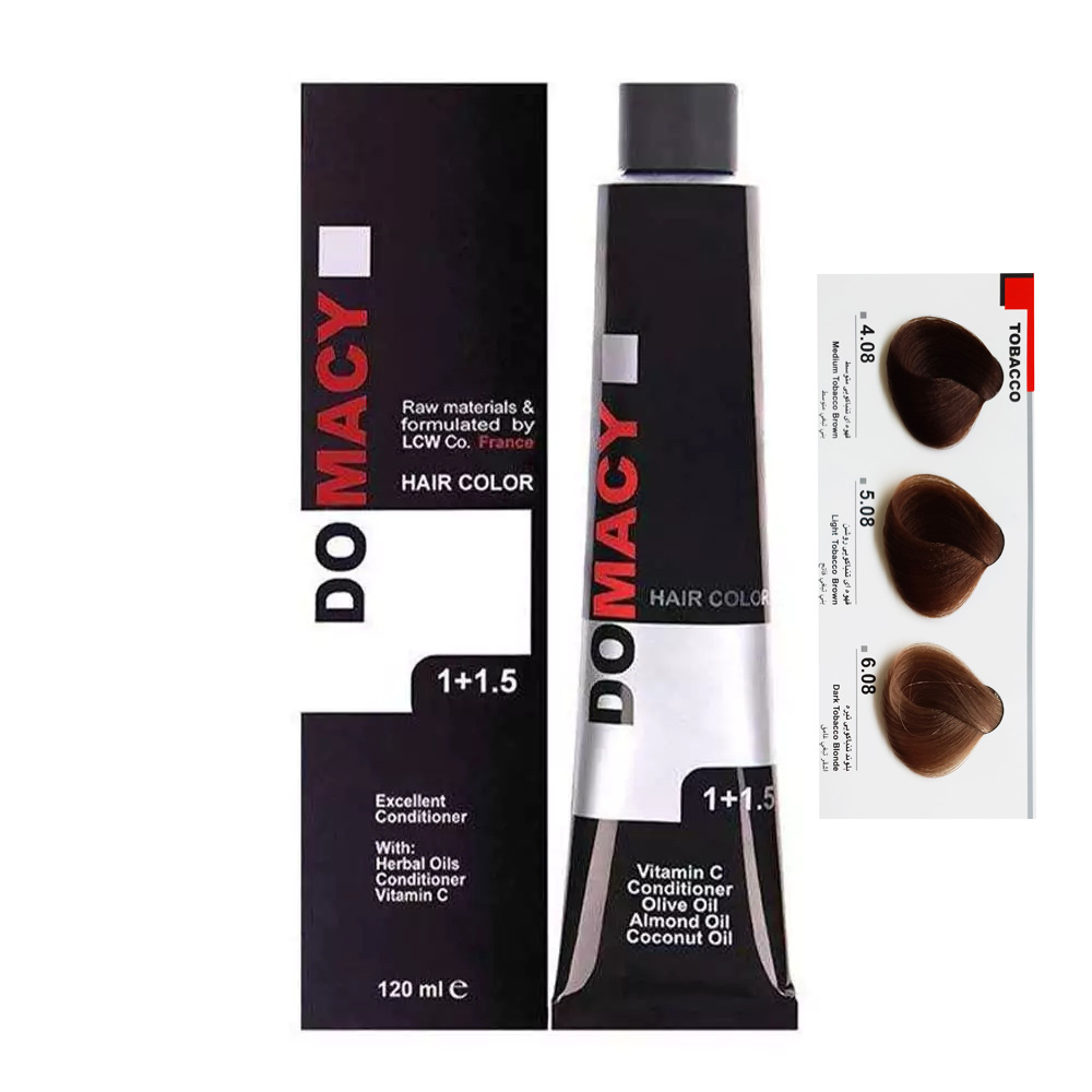 رنگ مو دوماسی سری تنباکویی