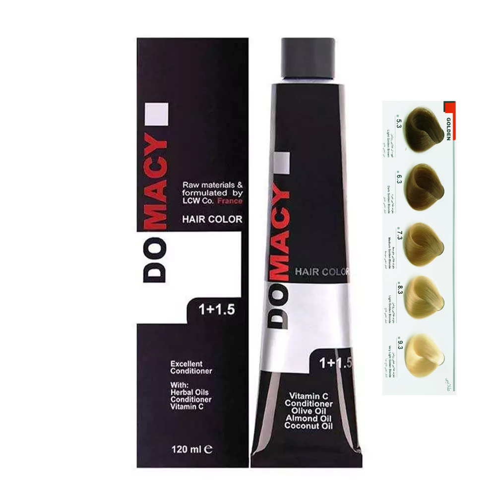 رنگ مو دوماسی سری طلایی