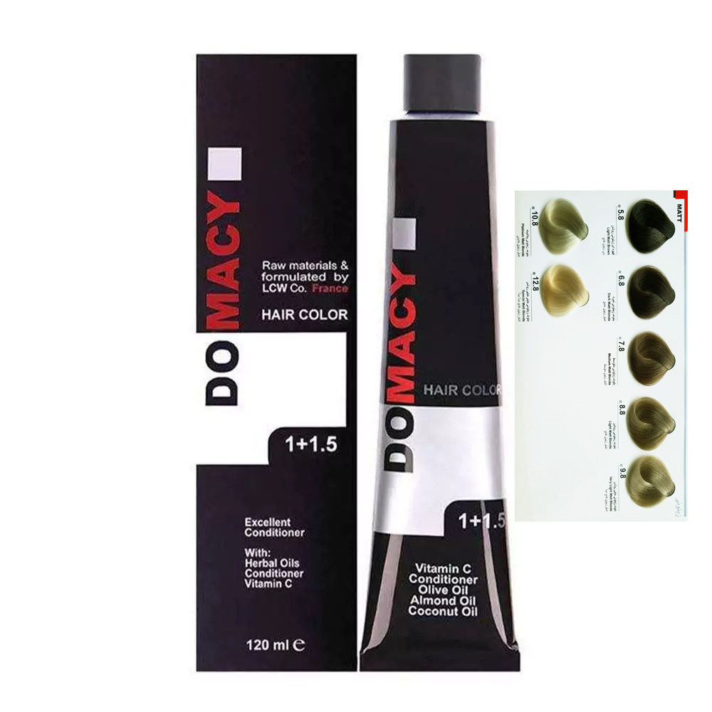 رنگ مو دوماسی سری زیتونی