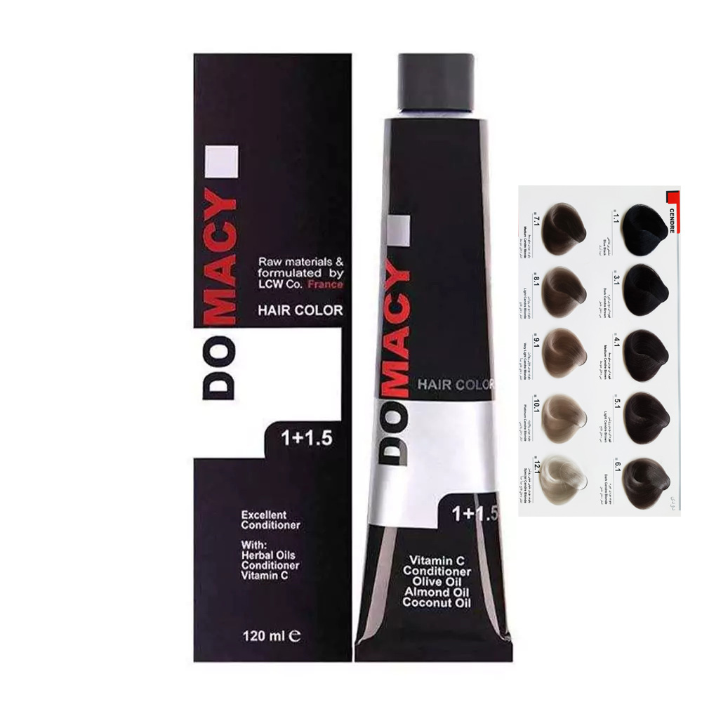 رنگ مو دوماسی سری دودی