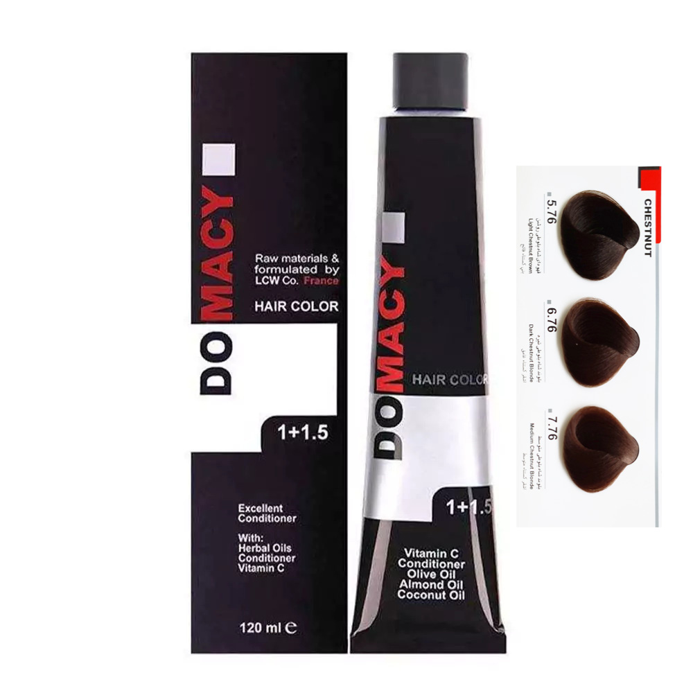 رنگ مو دوماسی سری شاه بلوطی