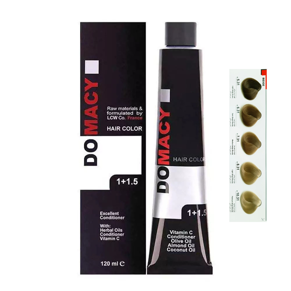 رنگ مو دوماسی سری بژ